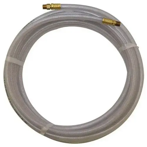 High Flow Non-Conductive Hose, 3/8 in, 35 ft, Clear