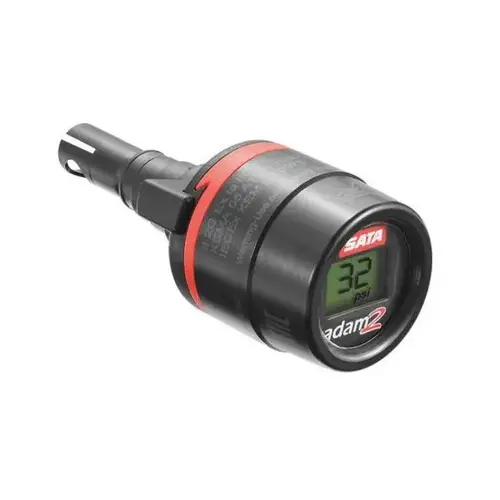 Digital Air Micrometer, Black, Use With: SATAminijet 3 HVLP, SATAminijet 4 HVLP Digital Air Micrometer, Black, Use With: SATAminijet 3 HVLP, SATAminijet 4 HVLP