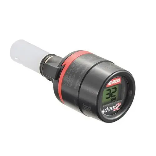 Digital Air Micrometer, Black, Use With: SATAjet 100 B, 1500 B, 1000 B, 3000 B, 4000 B Spray Gun