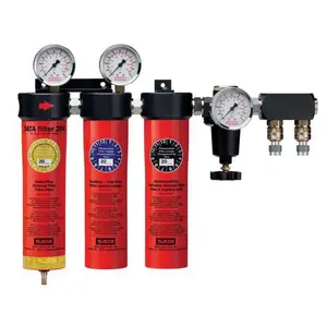 SATA 141218 200 Series Triple Stage Inline Filter, 1/2 in, 72 cfm, 5 micron, 248 deg F, 145 psi