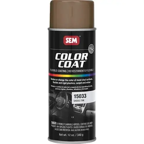 Flexible Coating, 16 oz Aerosol Can, Saddle Tan, 24 hr Curing, Aerosol