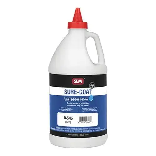 Waterborne Flexible Paint, 0.5 gal Pint, White, Liquid, Use For: Vinyl and Plastic Waterborne Flexible Paint, 0.5 gal Pint, White, Liquid, Use For: Vinyl and Plastic