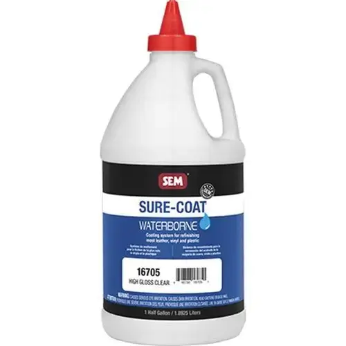 Waterborne Mixing System, 0.5 gal Can, High Gloss Clear, Liquid Waterborne Mixing System, 0.5 gal Can, High Gloss Clear, Liquid