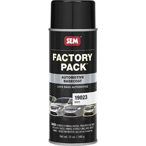 Automotive Basecoat, 16 oz Aerosol Can, White, RTU Mixing Automotive Basecoat, 16 oz Aerosol Can, White, RTU Mixing