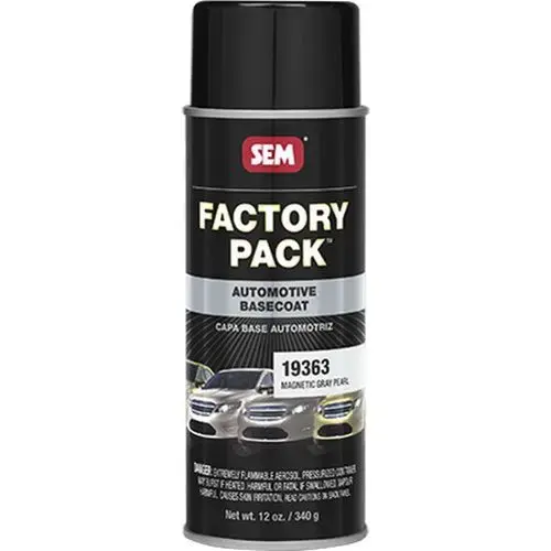 Automotive Basecoat, 16 oz Aerosol Can, Magnetic Gray Pearl, RTU Mixing Automotive Basecoat, 16 oz Aerosol Can, Magnetic Gray Pearl, RTU Mixing