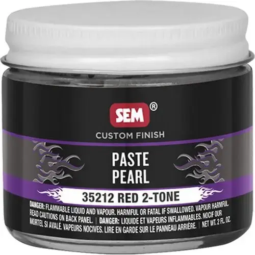 Paste Pearl, 2 oz Jar, Red 2-Tone, Liquid