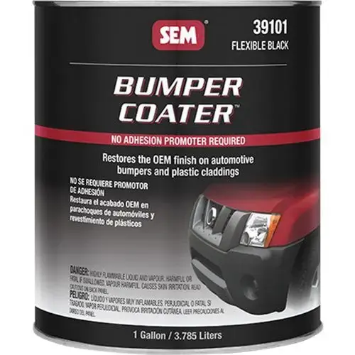 Bumper Coating, 1 gal Can, Flexible Black, 236 sq-ft/gal Coverage Bumper Coating, 1 gal Can, Flexible Black, 236 sq-ft/gal Coverage
