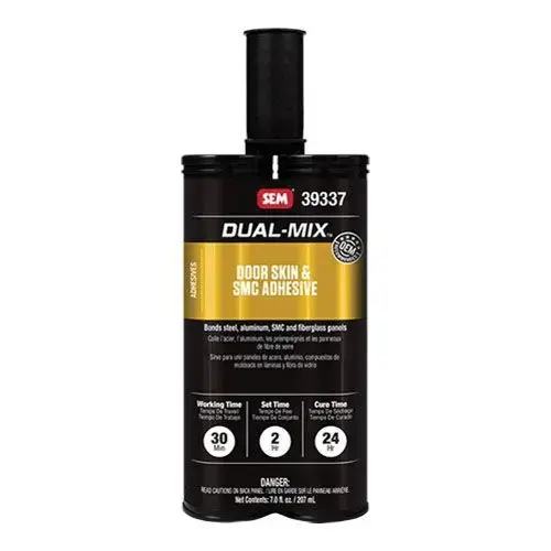 2-Component Panel Adhesive, 7 oz Cartridge, Liquid, Black, 30 min Application, 24 hr Curing 2-Component Panel Adhesive, 7 oz Cartridge, Liquid, Black, 30 min Application, 24 hr Curing