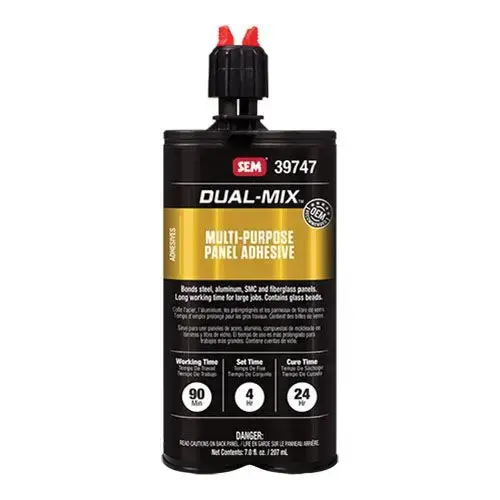 Multi-Purpose 2-Component Panel Adhesive, 7 oz Cartridge, Liquid, Black, 90 min Application Multi-Purpose 2-Component Panel Adhesive, 7 oz Cartridge, Liquid, Black, 90 min Application