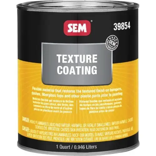 Texture Coating, 1 qt Can, Black, Liquid Texture Coating, 1 qt Can, Black, Liquid