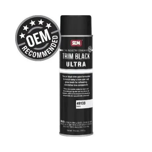 Trim Paint, 20 oz Aerosol Can, Matte Black Trim Paint, 20 oz Aerosol Can, Matte Black