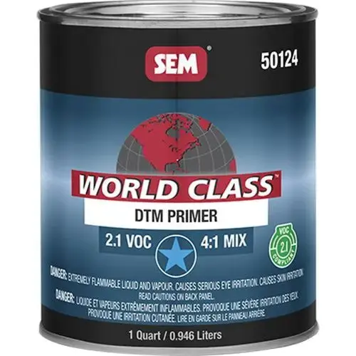DTM Primer, 1 qt Can, Neutral Gray, 4:1 Mixing, 360 sq-ft/gal Coverage DTM Primer, 1 qt Can, Neutral Gray, 4:1 Mixing, 360 sq-ft/gal Coverage