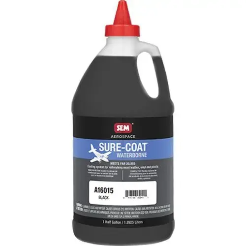 Waterborne Coating System, 0.5 gal Can, Black, Liquid Waterborne Coating System, 0.5 gal Can, Black, Liquid