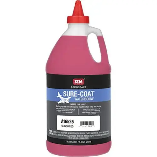 Waterborne Coating System, 0.5 gal Can, Quindo Red, Liquid Waterborne Coating System, 0.5 gal Can, Quindo Red, Liquid
