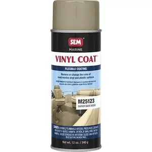 SEM M25123 Flexible Coating, 16 oz Aerosol Can, Carver Dade Bisque, 24 hr Curing, Aerosol