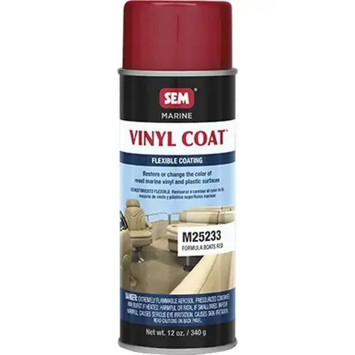 Flexible Coating, 16 oz Aerosol Can, Formula Boats Red, 24 hr Curing, Aerosol Flexible Coating, 16 oz Aerosol Can, Formula Boats Red, 24 hr Curing, Aerosol