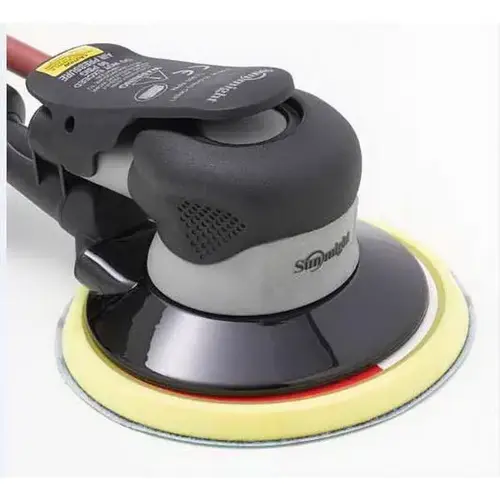 Velcro Pad Random Orbital Sander, 6 in, 3/32 in Arbor/Shank, 12000 rpm, Non-Vacuum Velcro Pad Random Orbital Sander, 6 in, 3/32 in Arbor/Shank, 12000 rpm, Non-Vacuum