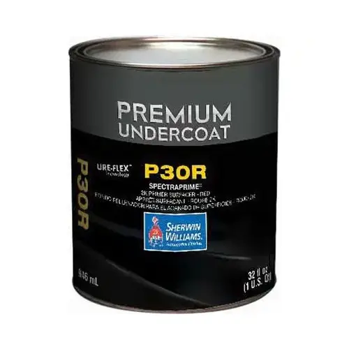 P30R-4 Premium Low VOC 2K Color Primer Surfacer, 1 qt Can, Red, 2:1 Mixing P30R-4 Premium Low VOC 2K Color Primer Surfacer, 1 qt Can, Red, 2:1 Mixing