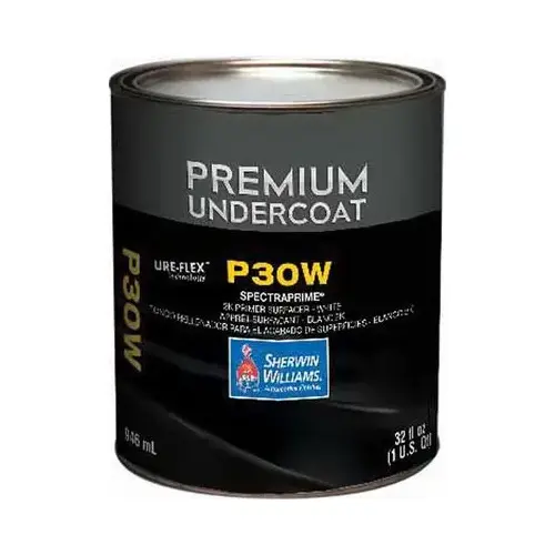 P30W-4 Premium Low VOC 2K Color Primer Surfacer, 1 qt Can, White, 2:1 Mixing P30W-4 Premium Low VOC 2K Color Primer Surfacer, 1 qt Can, White, 2:1 Mixing
