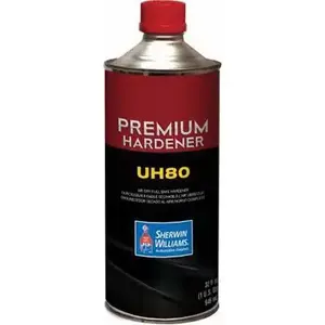 Sherwin-Williams Paint Company UH8014 UH80-4 Air Dry/Full Bake Hardener Low VOC Hardener, 1 qt Can, Liquid