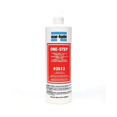 Rust Converter, 1 qt Bottle, Transparent White