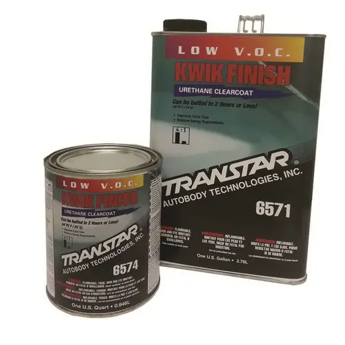 2.1 Low VOC Clearcoat, 1 qt Can, Kwik, 4:1 Mixing