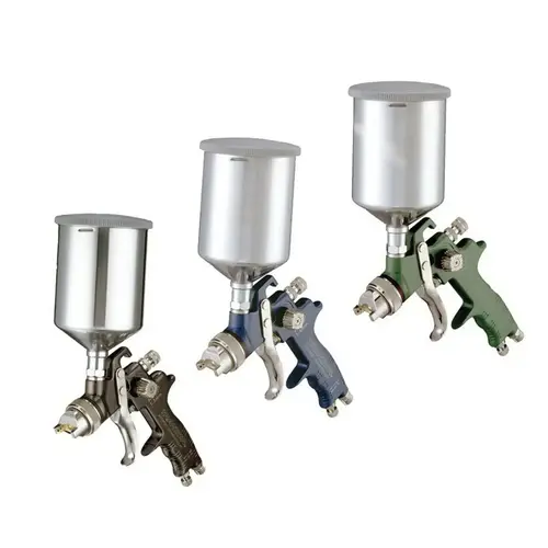 Touch Up Gun HVLP, 1 mm Nozzle, 125 cc Container, 8 to 10 in Spray