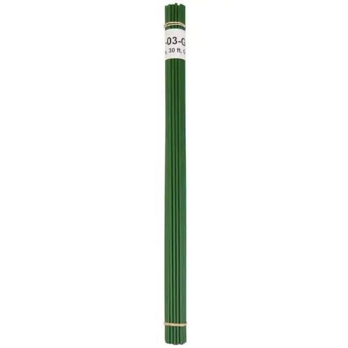 Welding Rod, 1/8 in Dia x 12 in L, Round, HDPE, Green