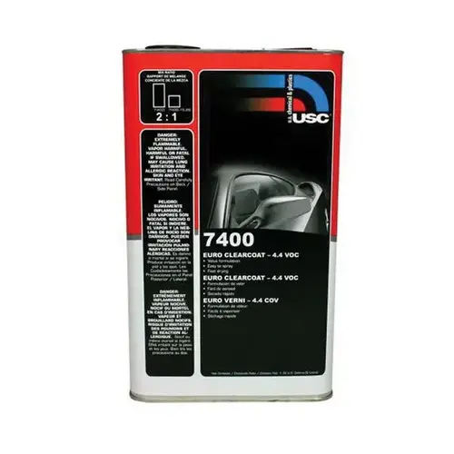 Clearcoat, 5 L Can, Liquid, 2:1 Mixing Clearcoat, 5 L Can, Liquid, 2:1 Mixing