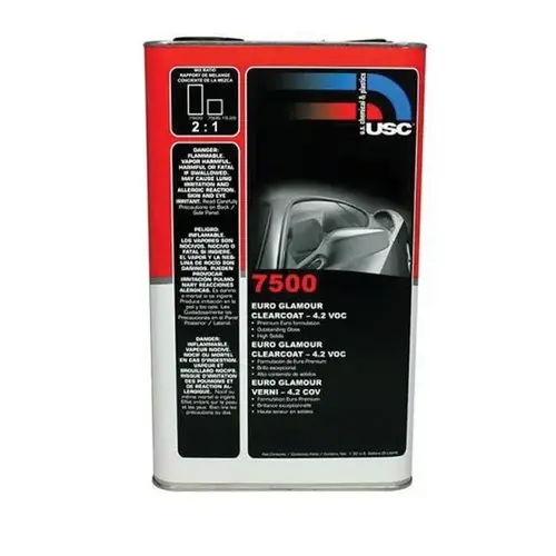 Clearcoat, 5 L Can, Liquid, 2:1 Mixing Clearcoat, 5 L Can, Liquid, 2:1 Mixing