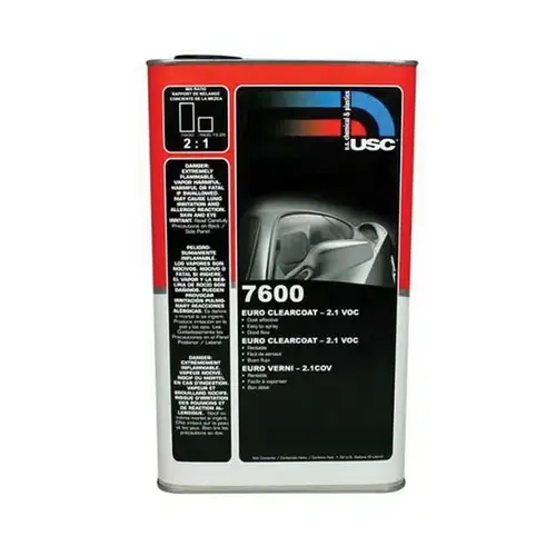 Clearcoat, 5 L Can, Liquid, 2:1 Mixing Clearcoat, 5 L Can, Liquid, 2:1 Mixing