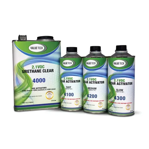 4000-1 Urethane Clear Coat, 4:1 Mixing