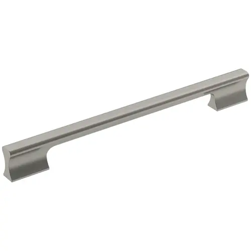 Status 8-13/16" Center to Center Cabinet Pull Satin Nickel Finish Status 8-13/16" Center to Center Cabinet Pull Satin Nickel Finish