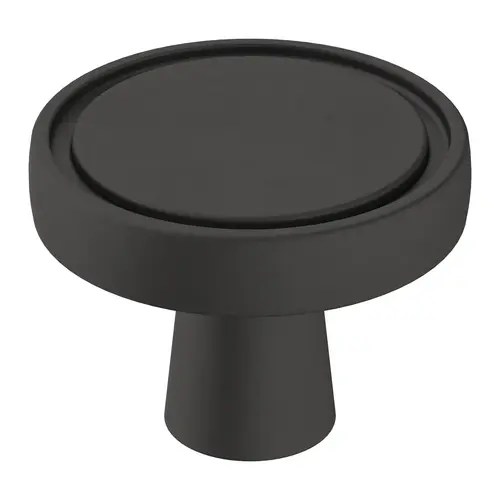 Destine 1-3/8" Diameter Cabinet Knob Matte Black Finish Destine 1-3/8" Diameter Cabinet Knob Matte Black Finish