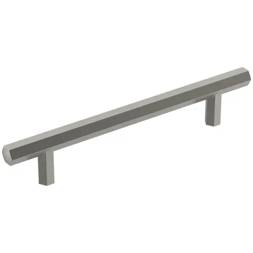 Caliber 5-1/16" Center to Center Cabinet Pull Satin Nickel Finish Caliber 5-1/16" Center to Center Cabinet Pull Satin Nickel Finish