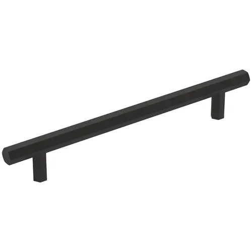 Caliber 6-5/16" Center to Center Cabinet Pull Matte Black Finish Caliber 6-5/16" Center to Center Cabinet Pull Matte Black Finish
