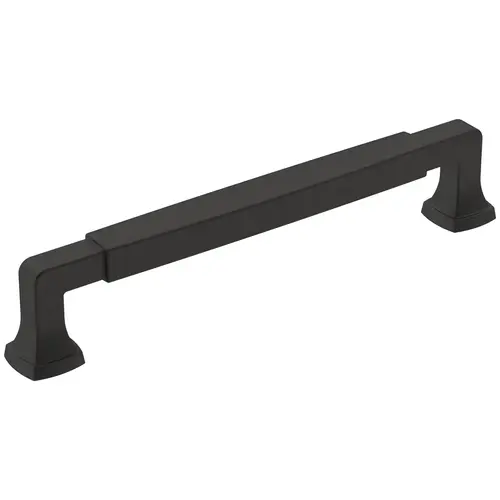Stature 6-5/16" Center to Center Cabinet Pull Matte Black Finish Stature 6-5/16" Center to Center Cabinet Pull Matte Black Finish