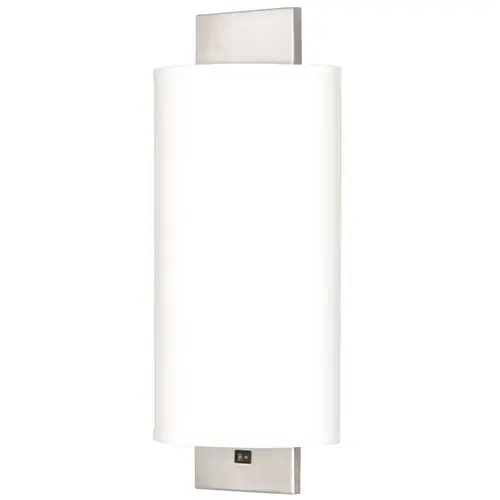 1L WALL LAMP BRUSH NICKEL - pack of 2