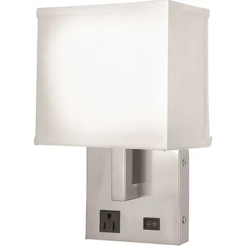 1L WALL LAMP BRUSH NICKEL - pack of 6