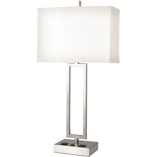 1L TABLE LAMP BRUSH NICKEL - pack of 2