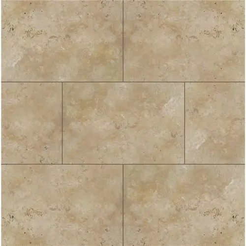 Riviera 24 in. x 16 in. x 1.18 in. RectangleTumbled Travertine Paver Tile (2.67 sq. ft.)