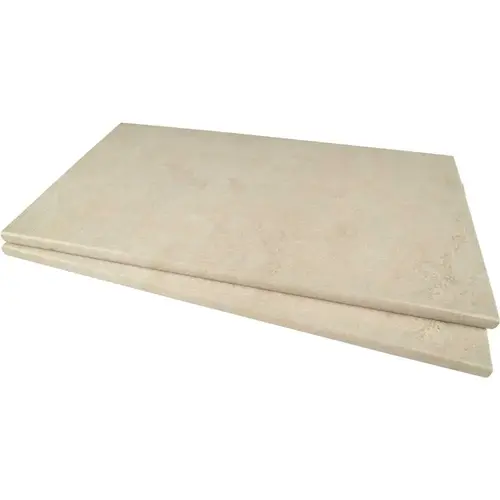 13 in. x 24 in. Isabela Ivory Porcelain Pool Coping (26-33 sq. ft./Pallet) Beige - pack of 26
