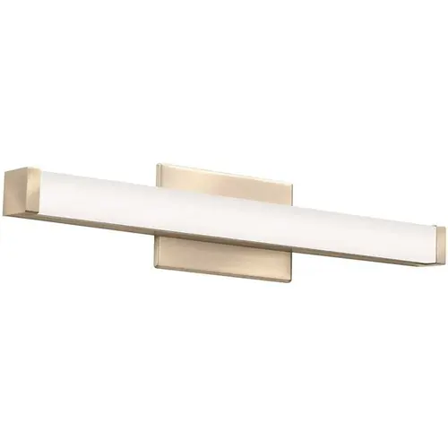 Contractor Select 18-Watt 24 in. 1 Light Brushed Nickel LED Vanity Light Bar Switchable Light Color Contractor Select 18-Watt 24 in. 1 Light Brushed Nickel LED Vanity Light Bar Switchable Light Color