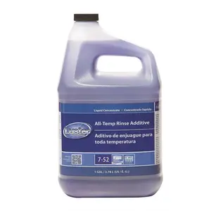 LUSTER PROFESSIONAL 010789745912 Professional 1 Gal. Closed Loop All Temp Rinse Additive Liquid Concentrate Dishwasher