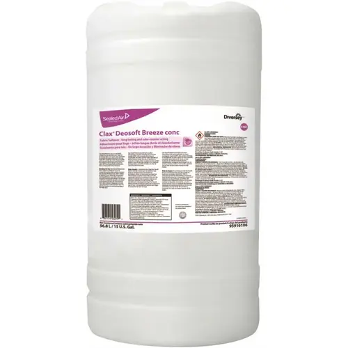 15 Gal. Deosoft Breeze Fabric Softener Concentrated Drum Green