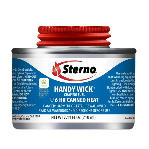 Handy Wick Chafing Fuel 6-HR With Twist Cap - pack of 24 Handy Wick Chafing Fuel 6-HR With Twist Cap - pack of 24