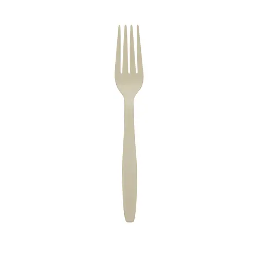 HEAVY WEIGHT POLYSTYRENE INDIVIDUALLY WRAPPED FORK ALMOND