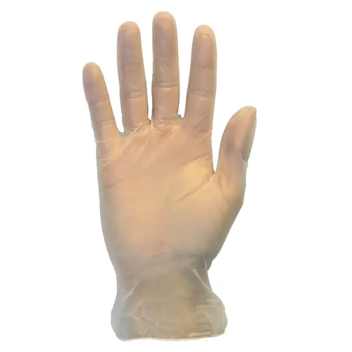 SMALL CLEAR STANDARD POWDER FREE VINYL GLOVES