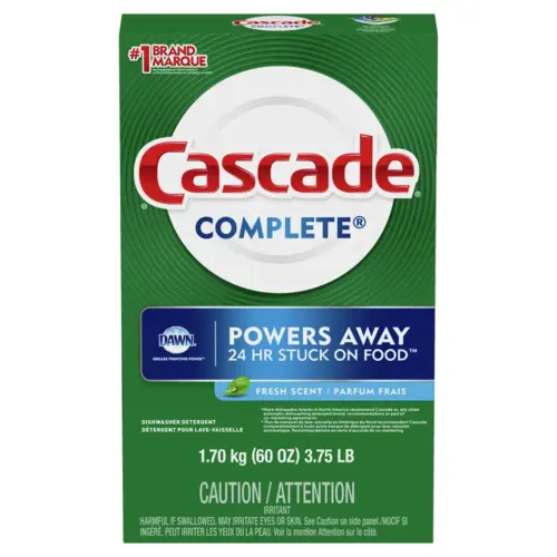 Cascade Cascade Complete Powder Dishwasher Detergent Fresh Scent, 3.75 Pounds Cascade Cascade Complete Powder Dishwasher Detergent Fresh Scent, 3.75 Pounds