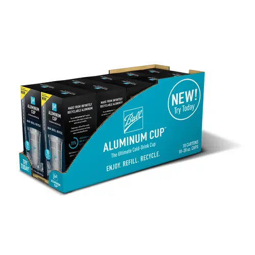 BALL ALUMINUM CUP